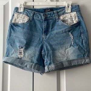 💚 3/$24 Distressed Jean Shorts